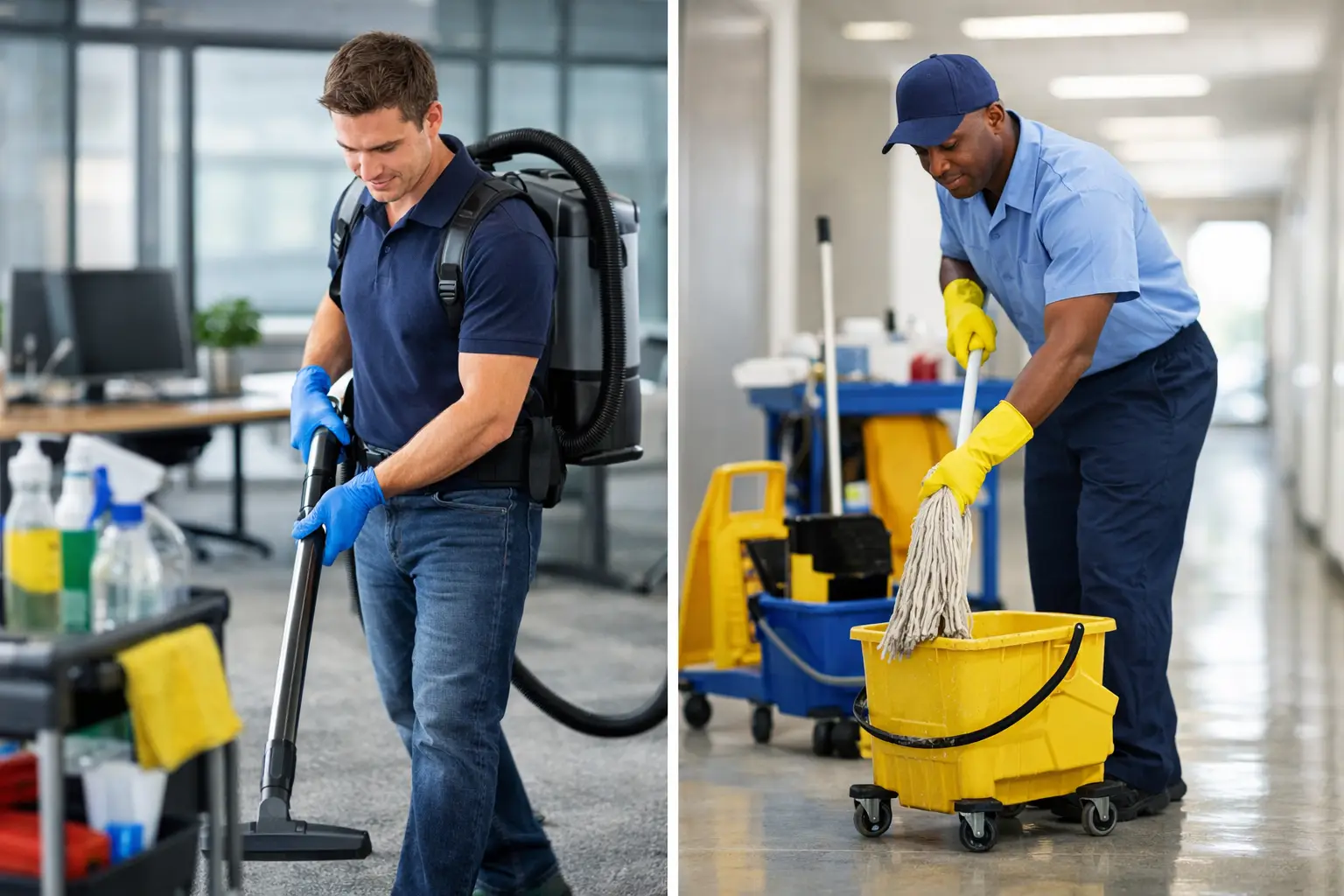Commercial Cleaning vs Janitorial Services