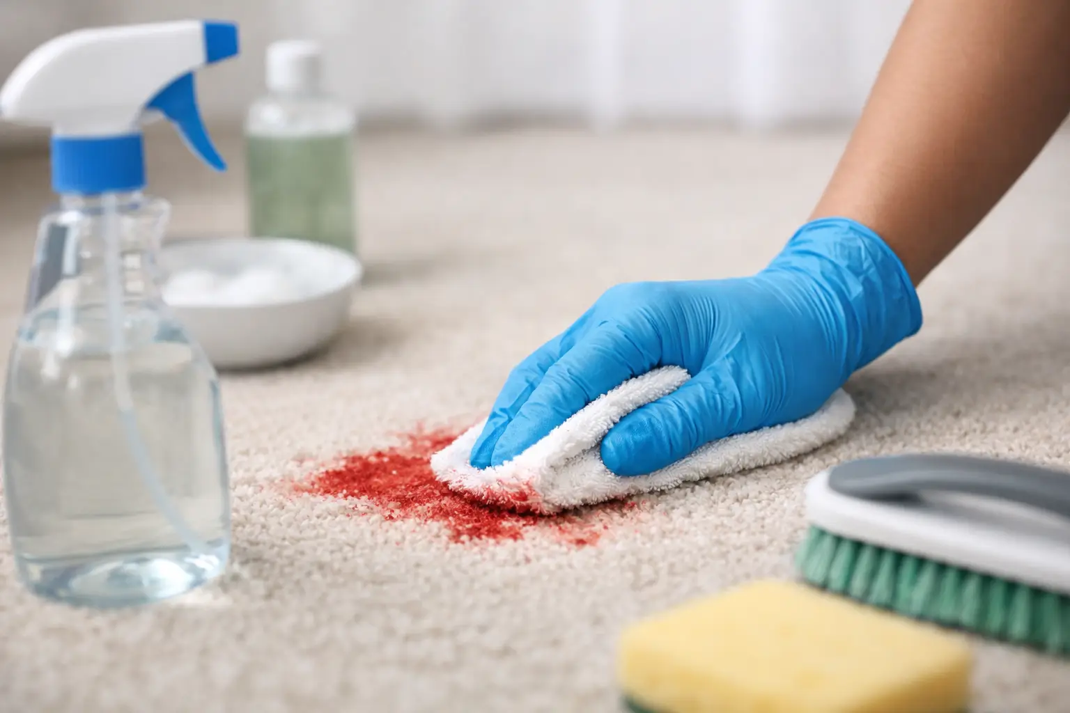 How to Remove Carpet Stains Properly