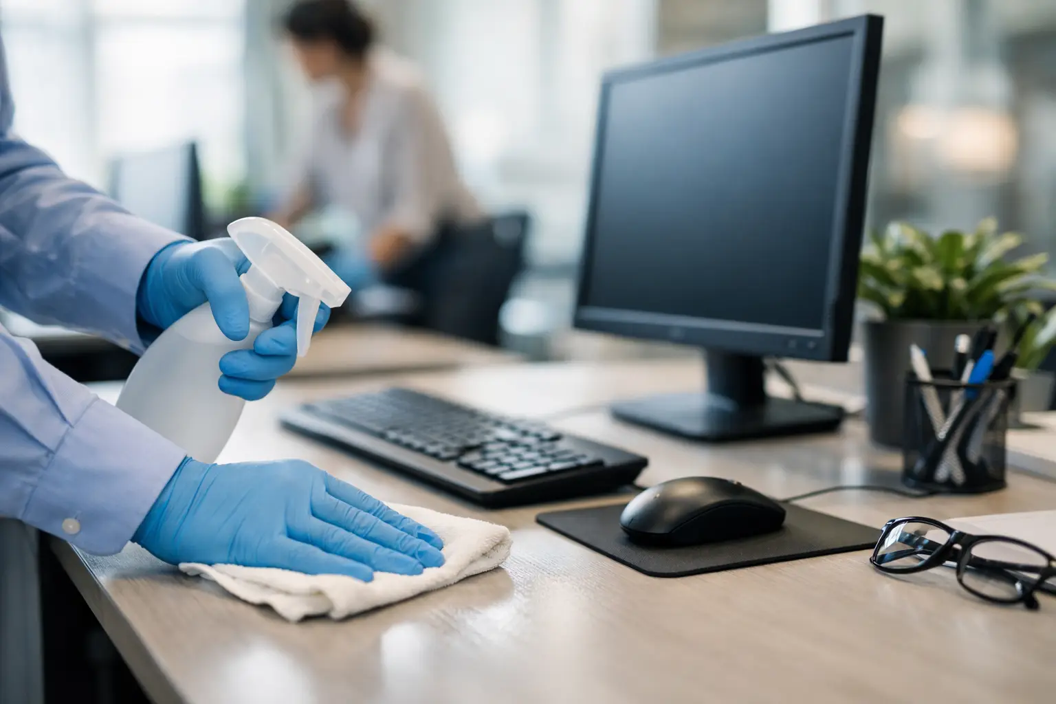 How to Sanitise Office Workstations Properly